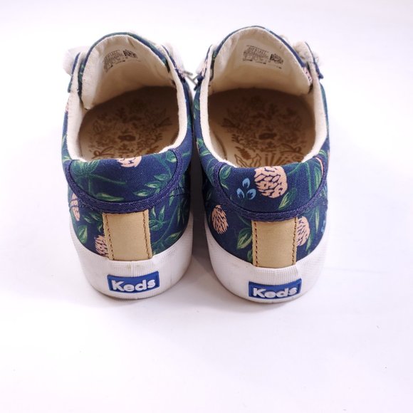 Navy Blue Gold Clover Keds - Picture 4 of 8